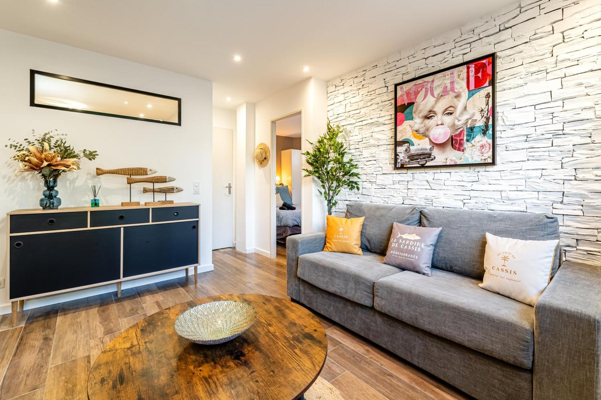 Cassis Le Marignan- Rdc - Garage - Classe 3 Etoiles Bagian luar foto