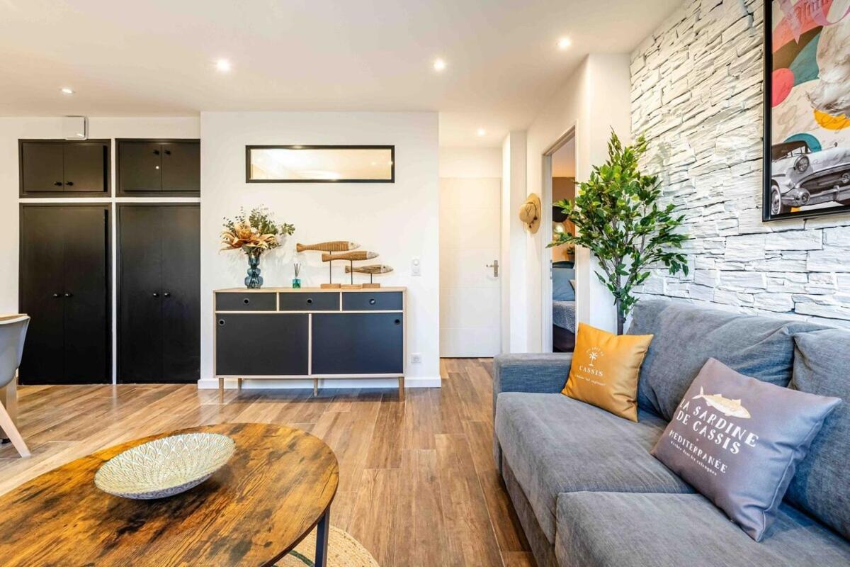 Cassis Le Marignan- Rdc - Garage - Classe 3 Etoiles Bagian luar foto